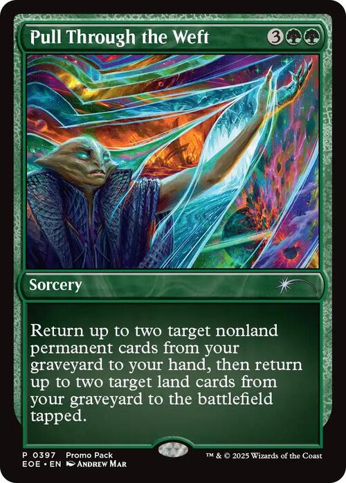 Pull Through the Weft Card Front