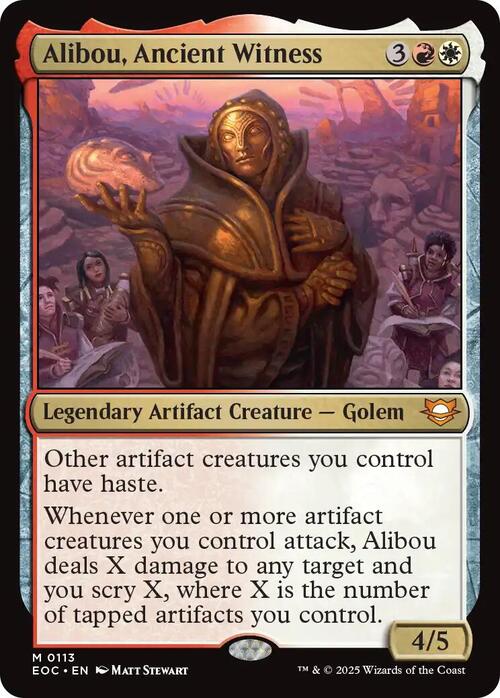 Alibou, Ancient Witness Card Front