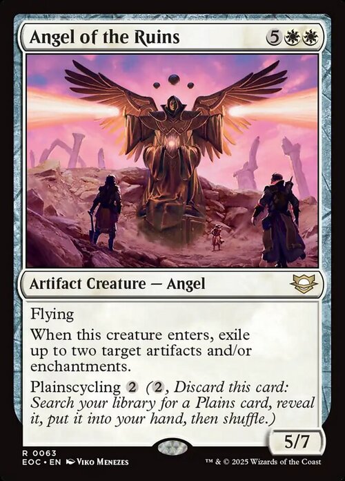 Angel of the Ruins Card Front