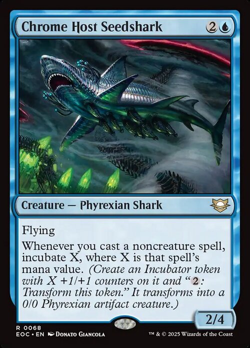 Chrome Host Seedshark Card Front