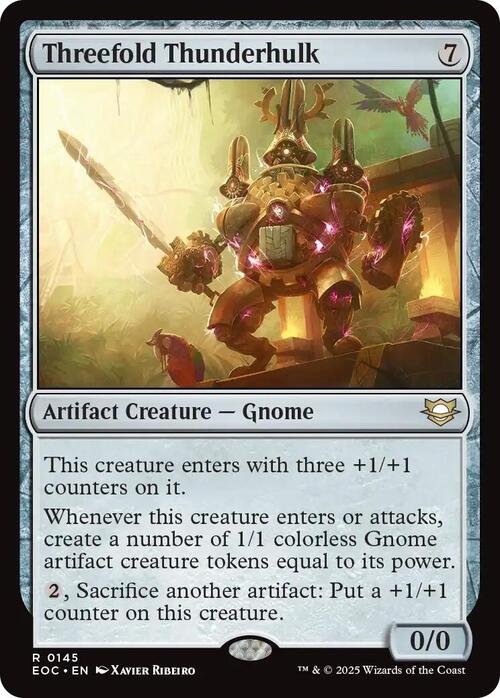 Threefold Thunderhulk Card Front