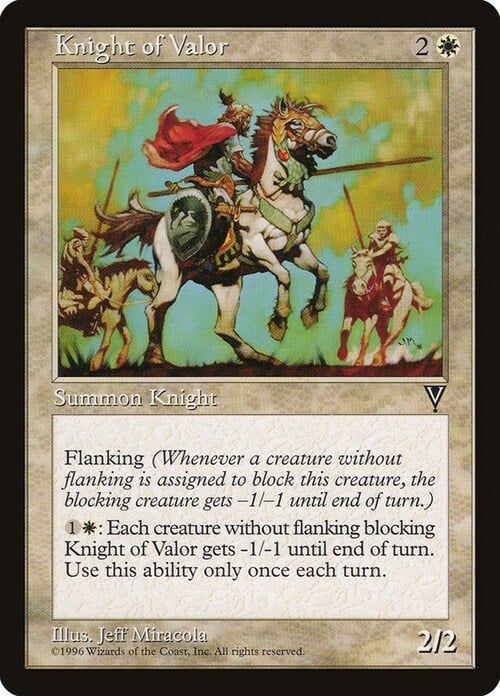 Knight of Valor Card Front