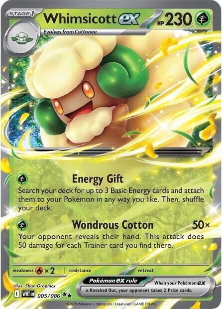 Whimsicott ex Card Front