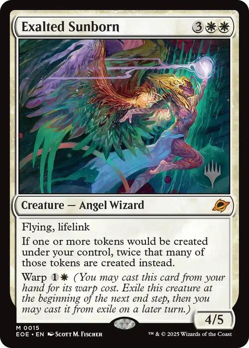 Exalted Sunborn Card Front