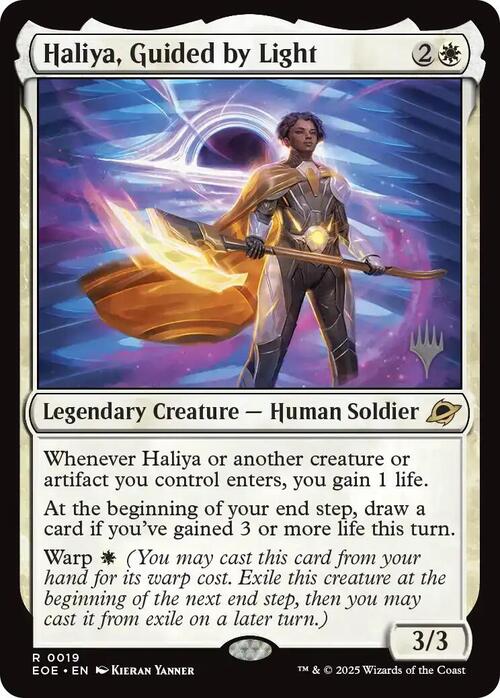 Haliya, Guided by Light Card Front