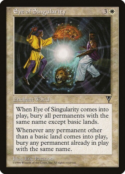 Eye of Singularity Card Front