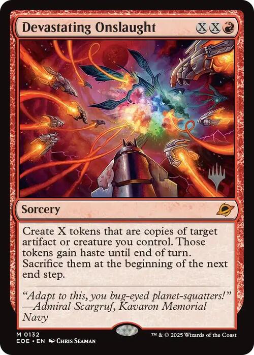 Devastating Onslaught Card Front