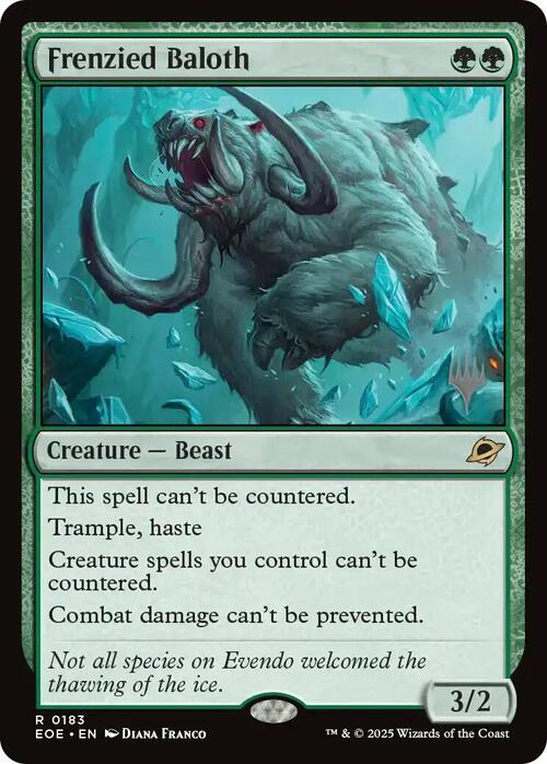 Frenzied Baloth Card Front