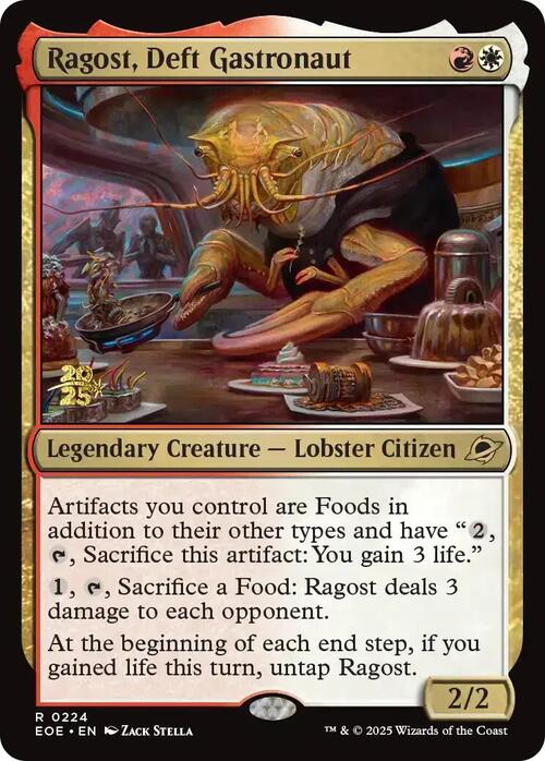 Ragost, Deft Gastronaut Card Front