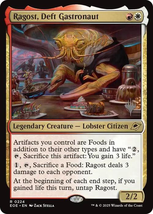 Ragost, Deft Gastronaut Card Front