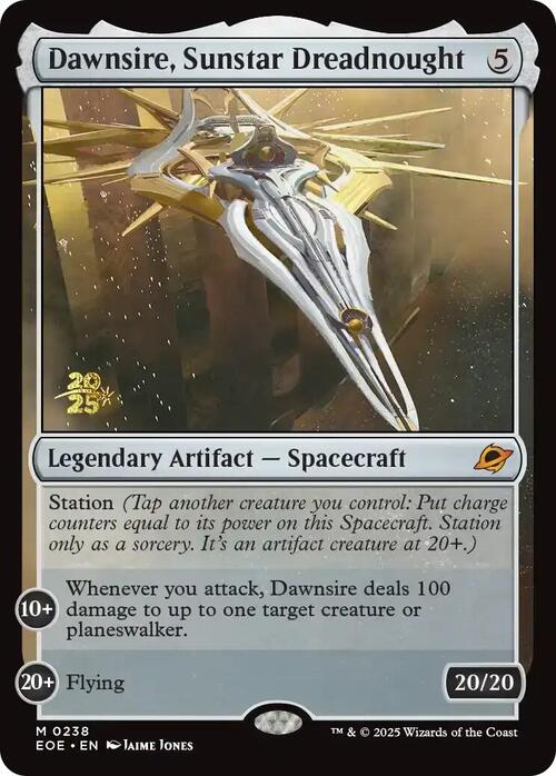 Dawnsire, Sunstar Dreadnought Card Front