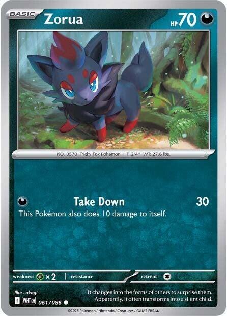 Zorua Card Front