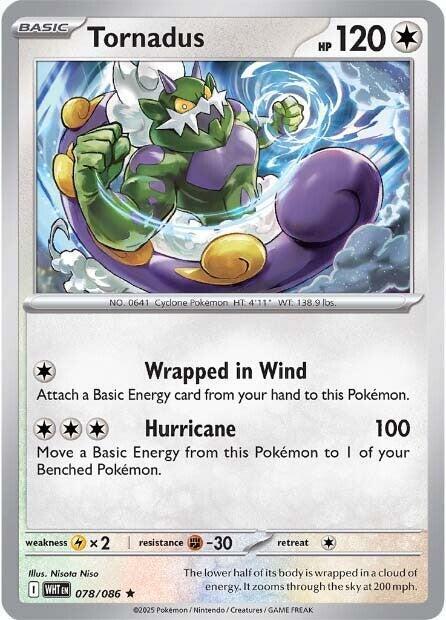 Tornadus Card Front