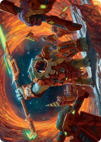 Art Series: Frontline War-Rager Card Front