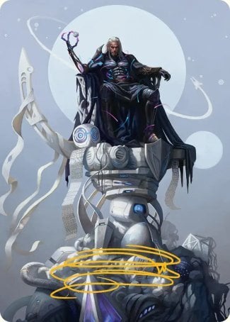 Art Series: Tezzeret, Cruel Captain Card Front