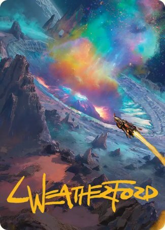 Art Series: Meteor Crater Card Front