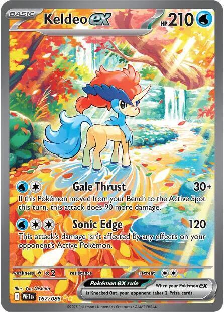 Keldeo ex Card Front