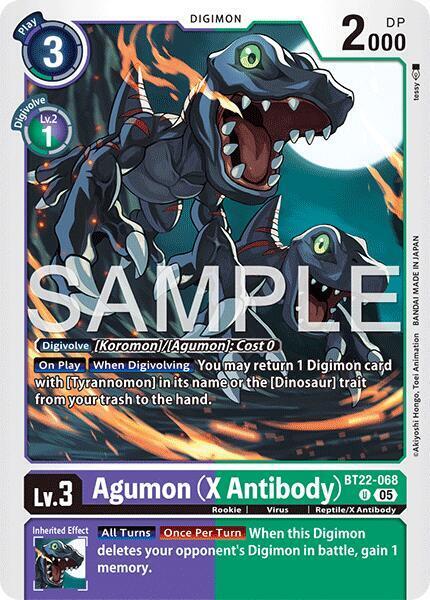 Agumon Card Front