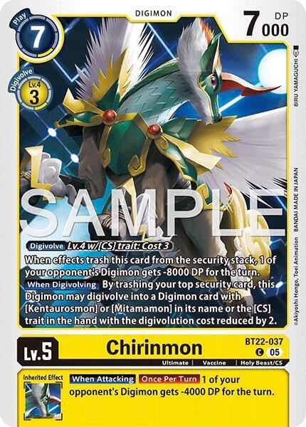 Chirinmon Card Front