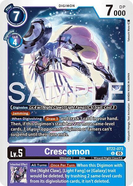 Crescemon Card Front