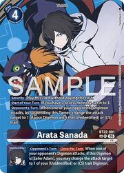 Arata Sanada · Special Rare BT22-091sp