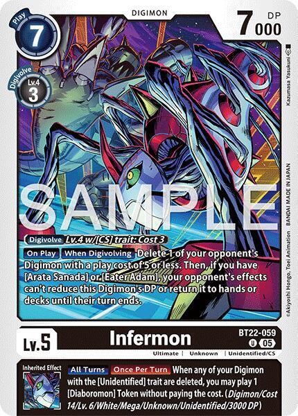 Infermon Card Front