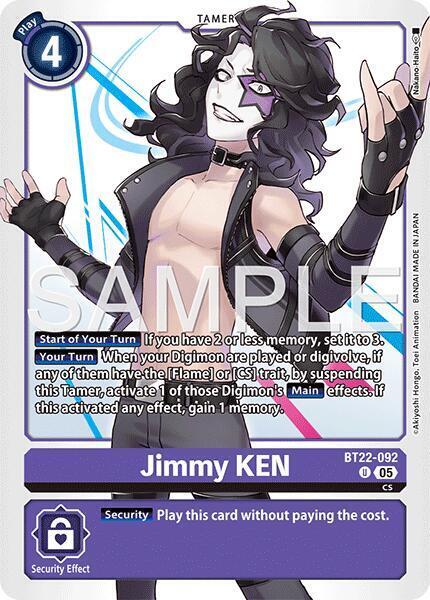 Jimmy KEN Card Front