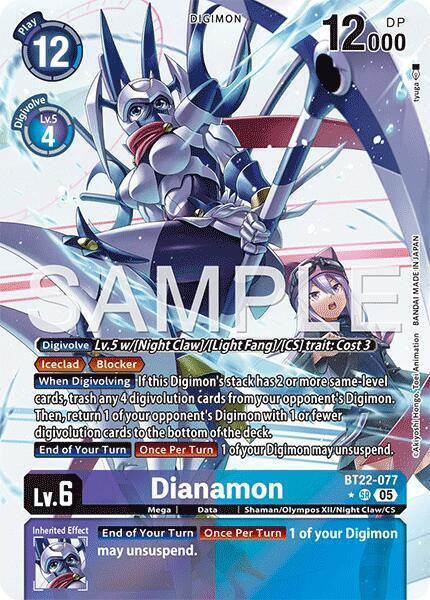 Dianamon Card Front