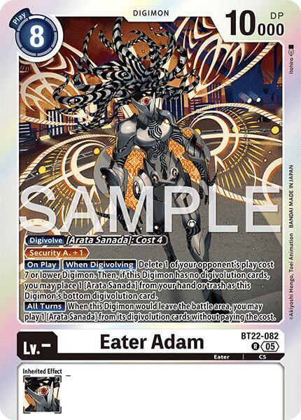 Eater Adam Card Front