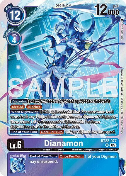 Dianamon Card Front