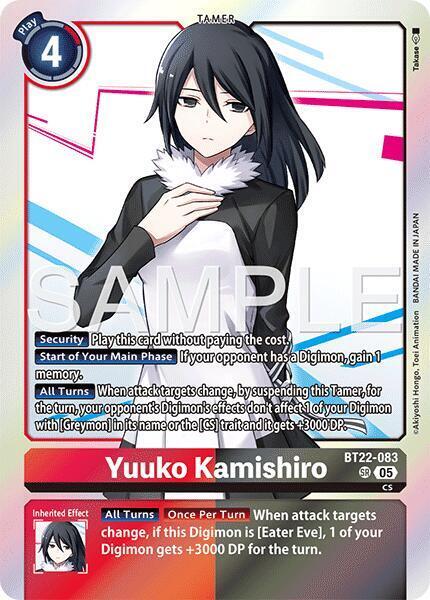 Yuuko Kamishiro Card Front