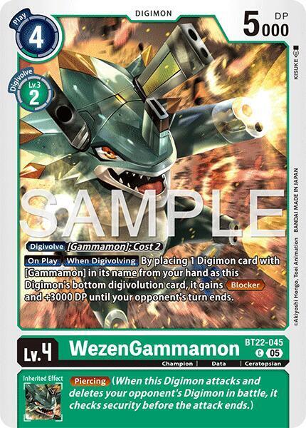 WezenGammamon Card Front