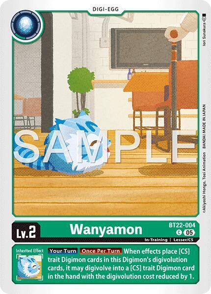 Wanyamon Card Front