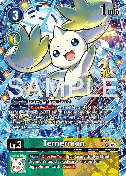 Terriermon Card Front