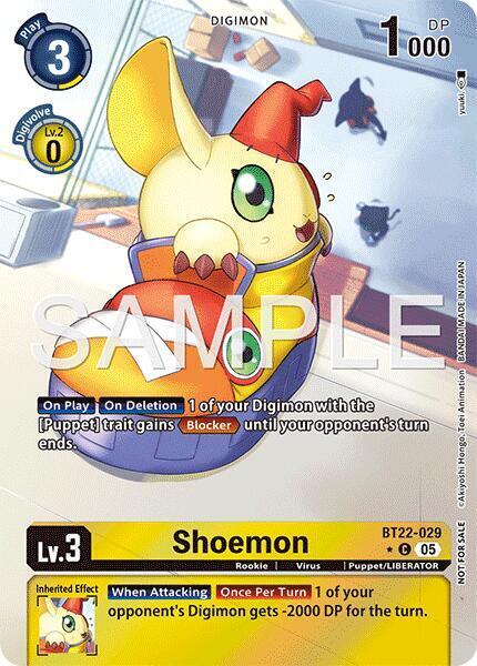 Shoemon Card Front