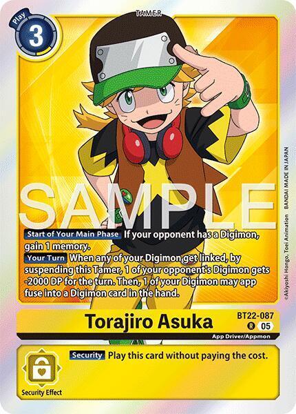 Torajiro Asuka Card Front