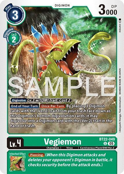 Vegiemon Card Front