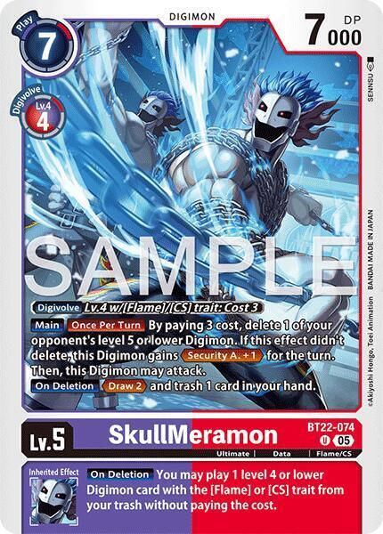 SkullMeramon Card Front