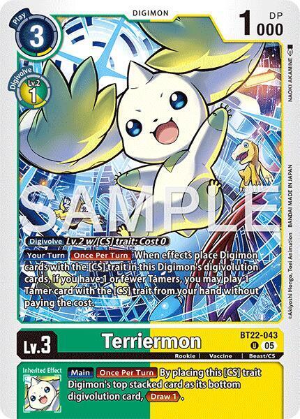 Terriermon Card Front