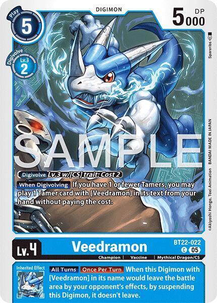 Veedramon Card Front