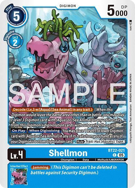 Shellmon Card Front