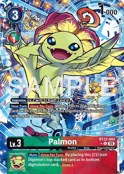 Palmon Card Front