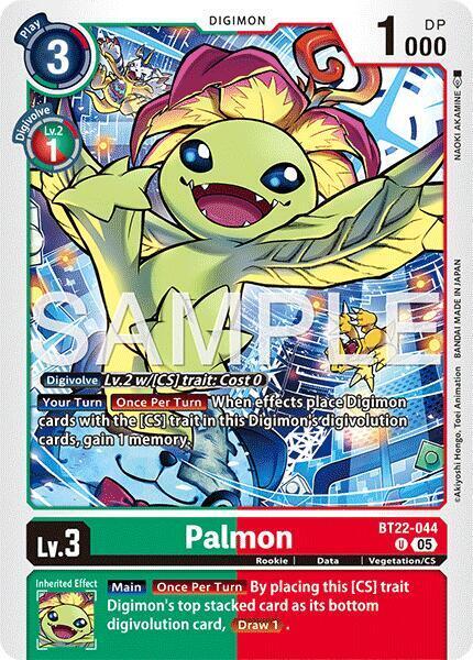 Palmon Card Front