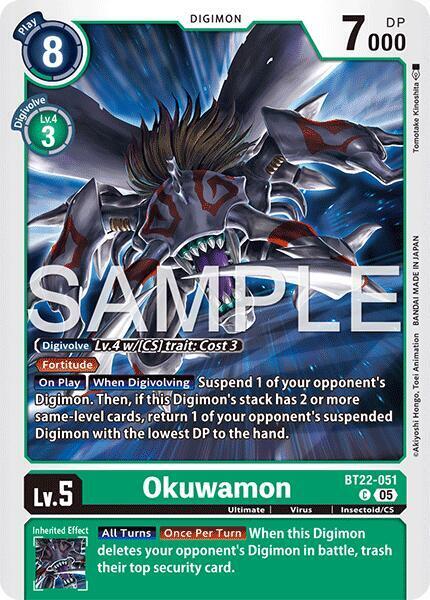 Okuwamon Card Front