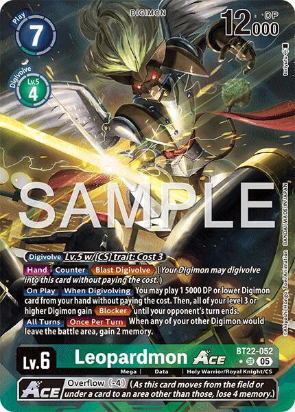 Leopardmon ACE Card Front