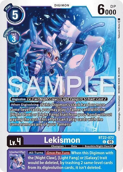 Lekismon Card Front