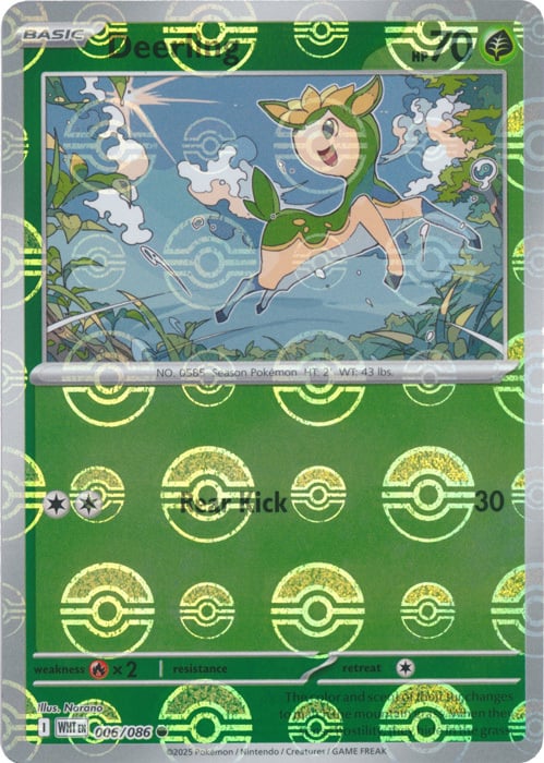 Deerling Card Front