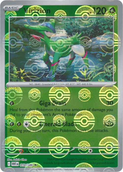 Virizion Card Front
