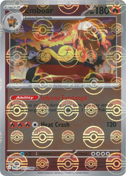 Emboar Card Front