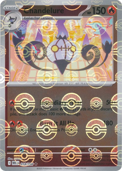 Chandelure Card Front